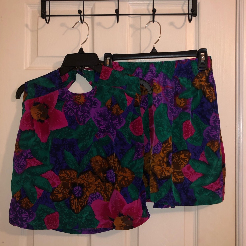 Top and shorts set